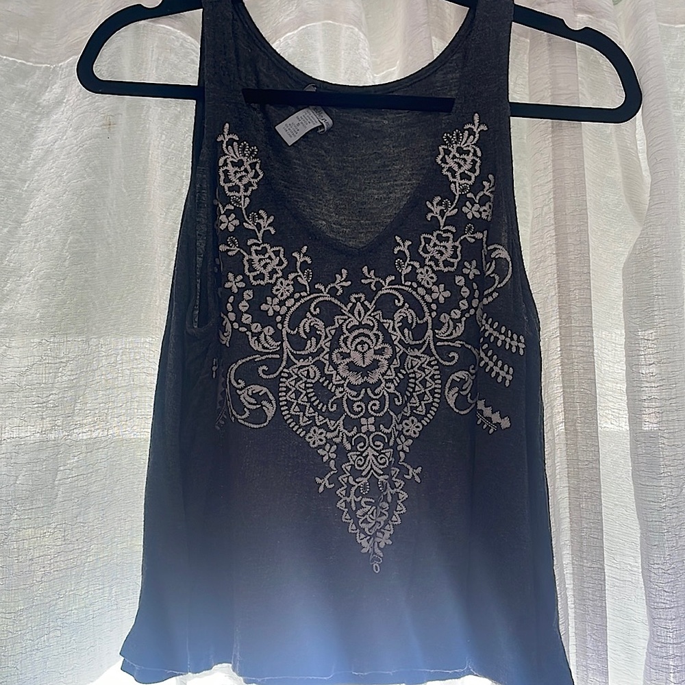 Women’s Grey Design Tank